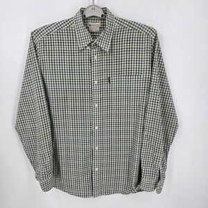 Beretta Men's‎ Green Brown White Long Sleeve Shirt